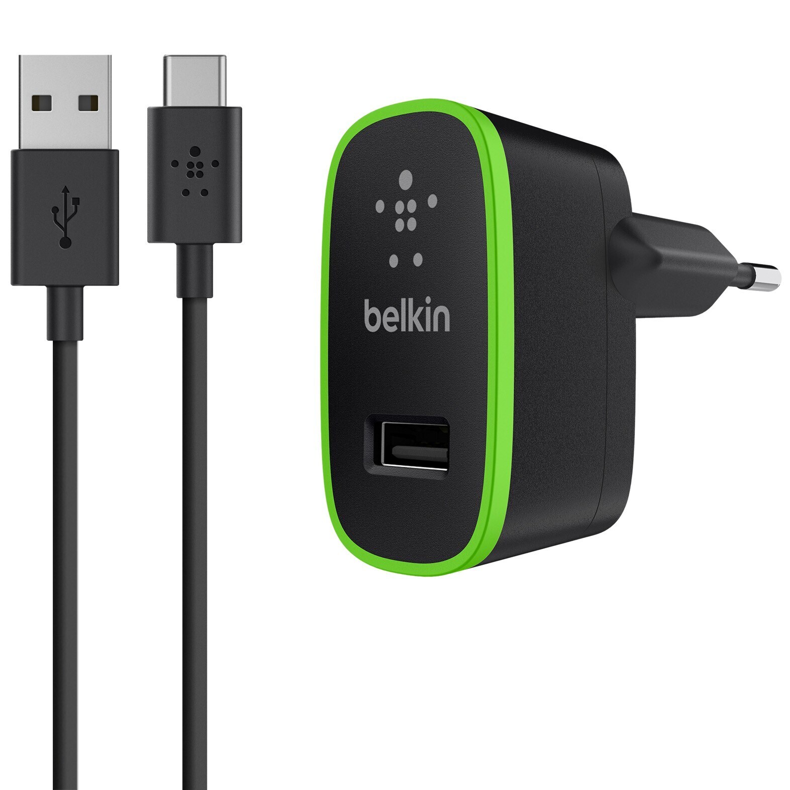 Belkin USB-C-kabel + hjemmeoplader | Elgiganten
