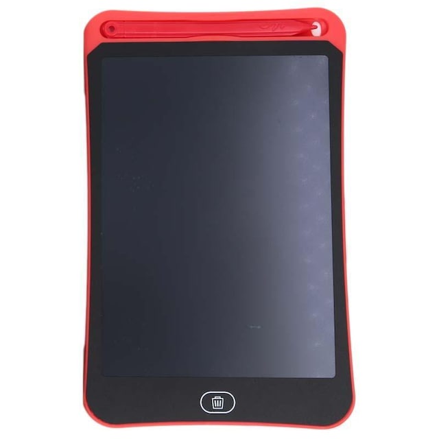 Tegnebræt 8,5 ""med LCD-skærm og pen - Sort Rød