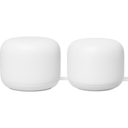 Google Nest wi-fi router og adgangspunkt (2-pakke)