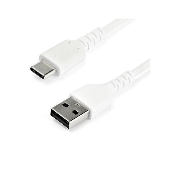 StarTech.com RUSB2AC2MW, 2 m, USB A, USB C, USB 2.0, 480 Mbit/s, Hvid