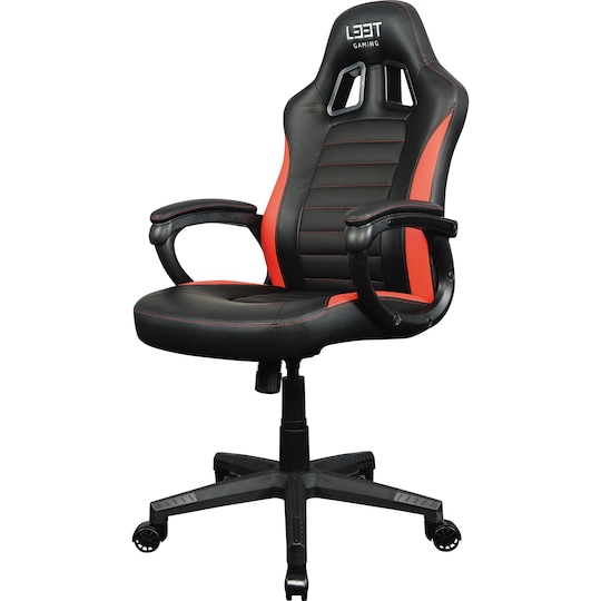 L33T Gaming Encore gaming stol (sort/rød) | Elgiganten