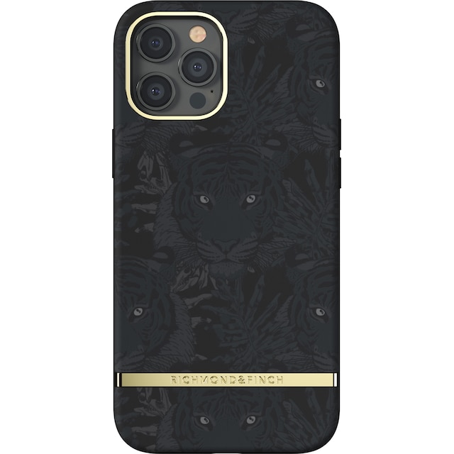 Richmond & Finch iPhone 12 Pro Max cover (black tiger)