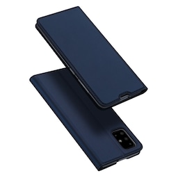Samsung Galaxy A71 DUX DUCIS Skin Pro Series Stativ Flip-Taske - Blå
