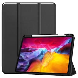 Til iPad Pro 11 2021 Trifoldet Stand Tabletetui Cover - Sort