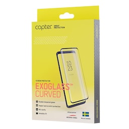 Copter Exoglass Samsung Galaxy S21+ (S21 Plus) Buet Ramme Sort