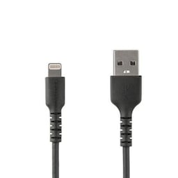 StarTech.com RUSBLTMM1MB, 1 m, Lightning, USB A, Hunstik, Hanstik, Sort