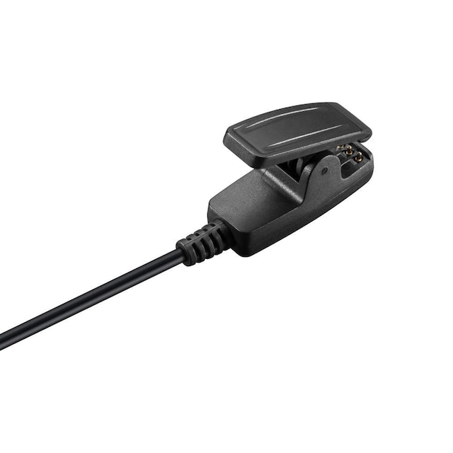 Garmin Lily/Vivomove HR 1m USB Opladningskabelholder - Sort