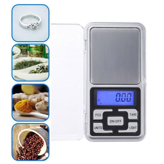 Pocket Digital elektronisk vægt 200g/0.01g | Elgiganten
