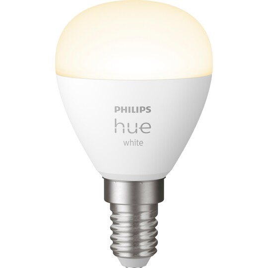Philips Hue White LED pære 5W E14 HUEWLUSTERE14 | Elgiganten