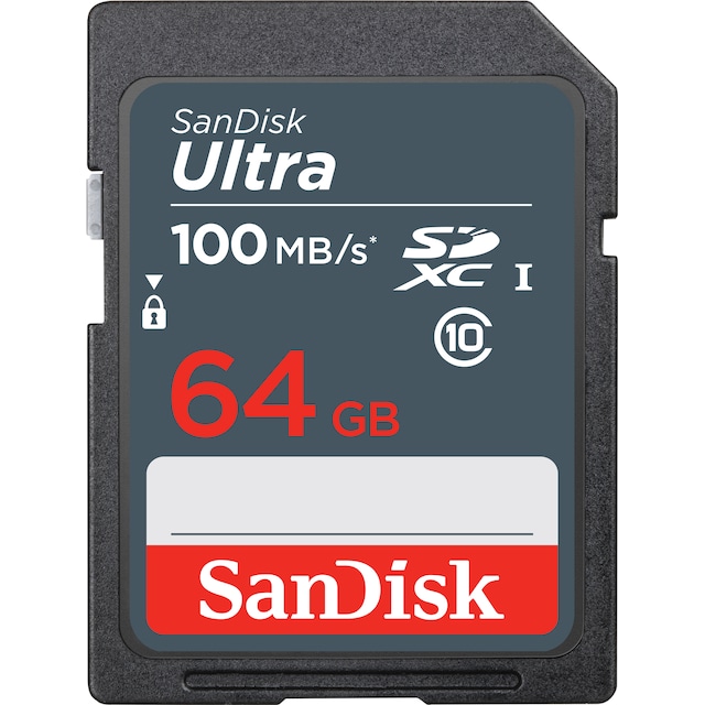 Sandisk Ultra 64GB SDXC hukommelseskort