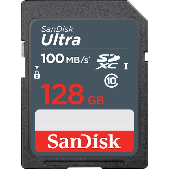 Sandisk Ultra 128GB SDXC hukommelseskort | Elgiganten