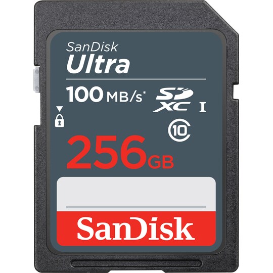 Sandisk Ultra 256GB SDXC hukommelseskort | Elgiganten