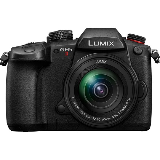 Panasonic Lumix GH5 M2 spejlløst kamera med 12-60 mm G Vario objektiv |  Elgiganten