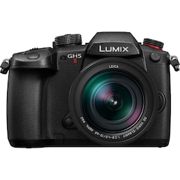 Panasonic Lumix GH5 M2 spejlløst kamera med 12-60 mm Leica objektiv