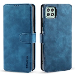 DG-Ming Wallet 3-kort Samsung Galaxy A22 5G  - blå