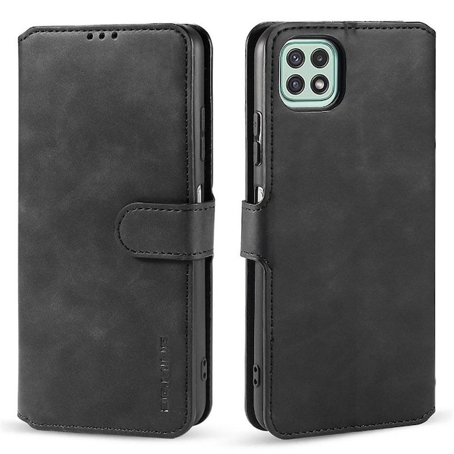 DG-Ming Wallet 3-kort Samsung Galaxy A22 5G  - sort