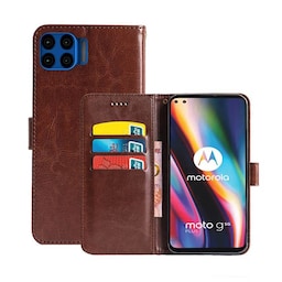 Wallet Cover 3-kort Motorola Moto G 5G Plus  - brun