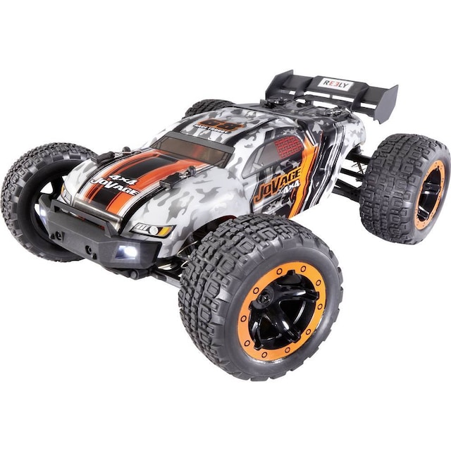 Reely Jovage 4x4 Orange, Hvid Brushed 1:16 RC-modelbil,