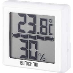 Eurochron ETH 5500 Termo- /hygrometer Hvid