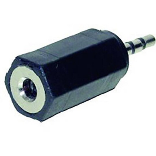 TRU COMPONENTS Jack-adapter Jackstik 2,5 mm - Jacktilslutning 3,5 mm Stereo  Poltal:3 1 stk | Elgiganten