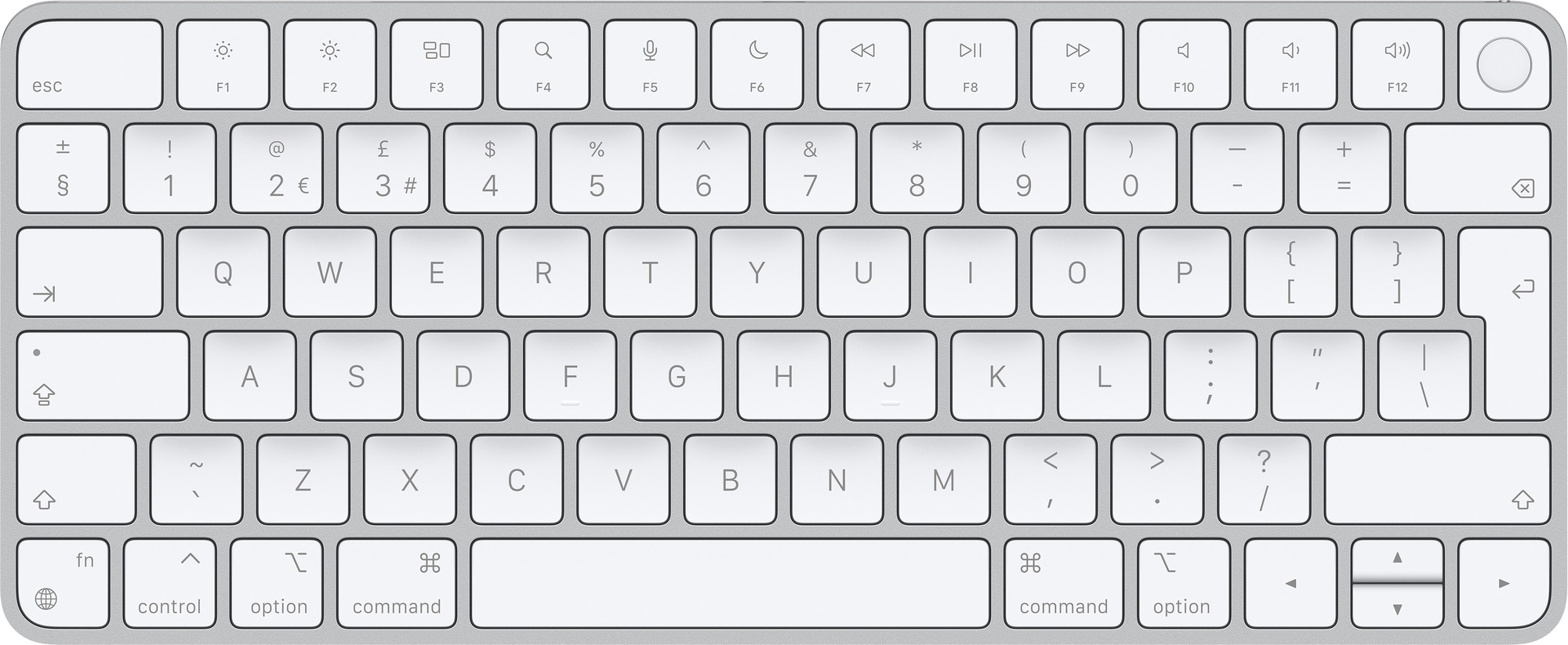 Apple Magic Keyboard med Touch ID (USA Engelsk) | Elgiganten