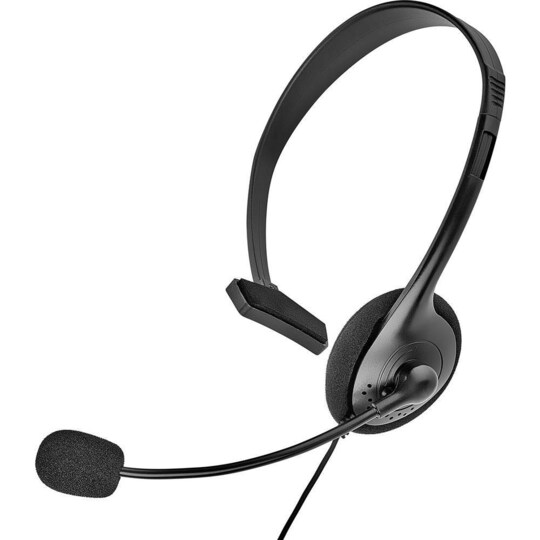 Renkforce On Ear-headset kabelbundet Telefon Mono Sort | Elgiganten