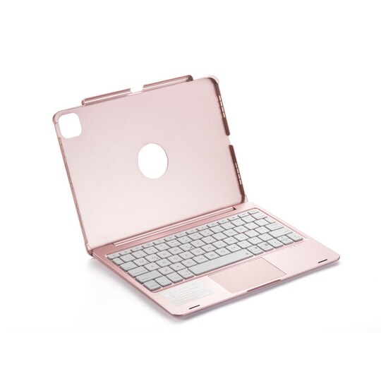 iPad Air 4 10.9 ""/ iPad Pro 11"" Bluetooth-tastatur med etui / cover pink  | Elgiganten