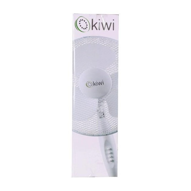 Fritstående ventilator Kiwi Hvid 45 W (Ø 40 cm)