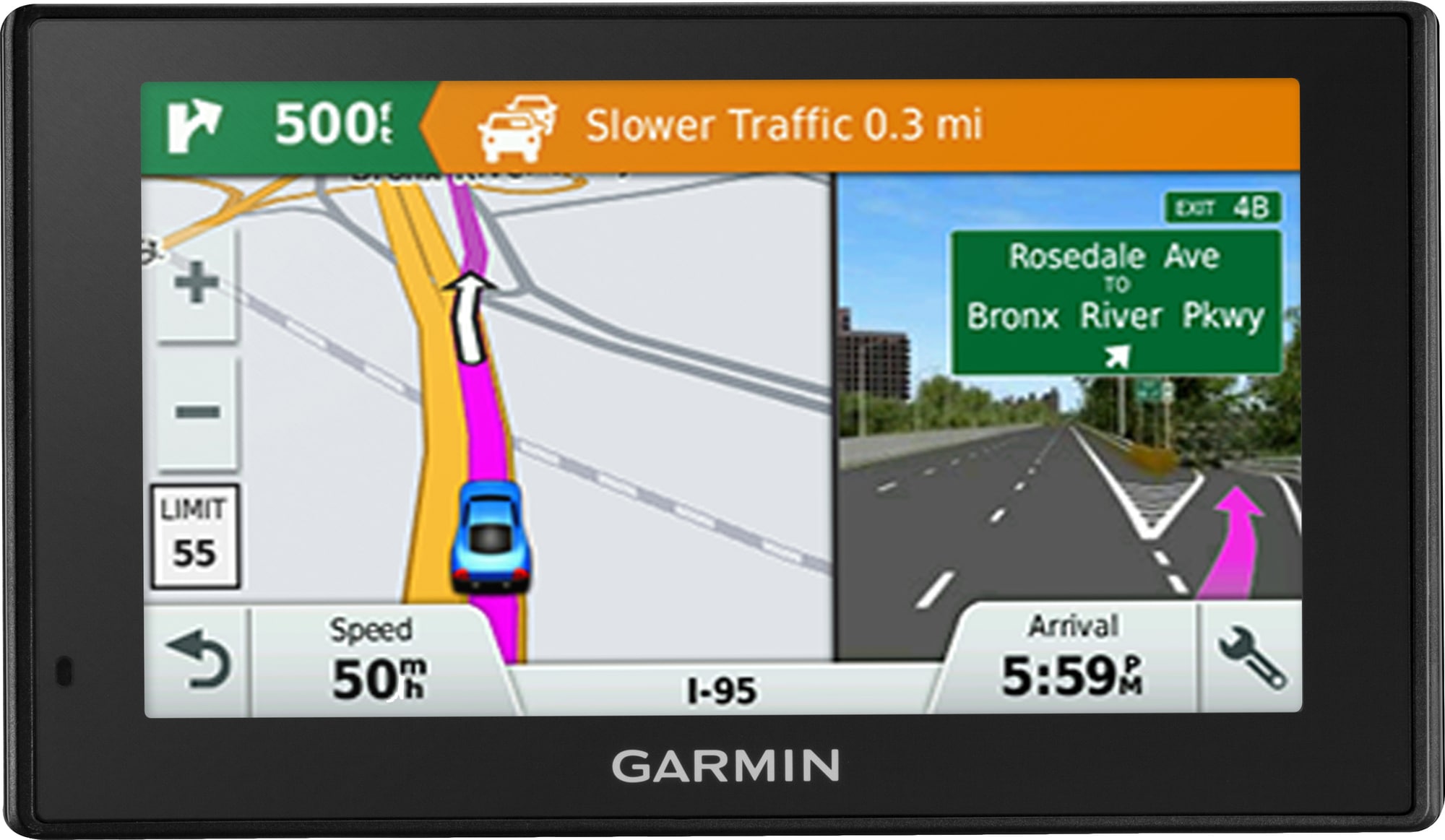 Garmin DriveSmart 50 LM Western Europe GPS renoveret | Elgiganten