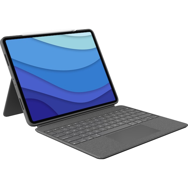 Logitech Combo Touch tastaturcover til iPad Pro 11 (grå)