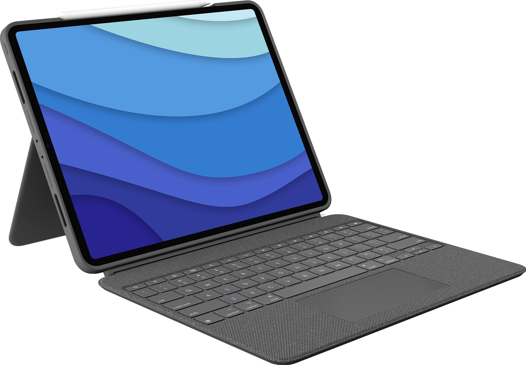 Logitech Combo Touch tastaturcover til iPad Pro 11 (grå) | Elgiganten