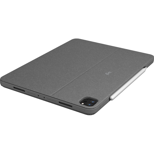 Logitech Combo Touch tastaturcover til iPad Pro 12,9 (grå) | Elgiganten