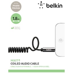 Belkin 3,5 mm til 3,5 mm spolekabel (1,8 m)