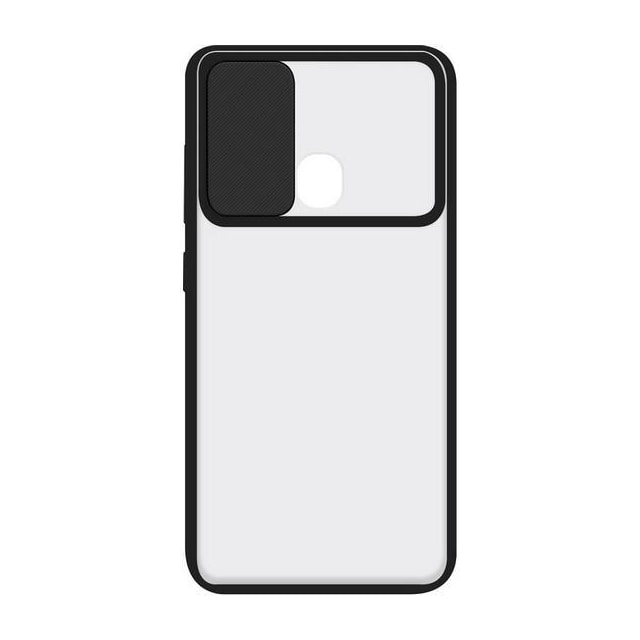 Cover til mobiltelefon med kant af TPU Samsung Galaxy A51 KSIX Duo Soft Cam Protect Sort