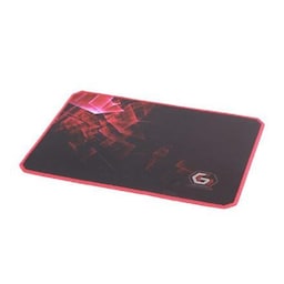 Gembird MP-GAMEPRO-L Gaming musemåtte PRO, stor sort/rød, 400 x 450 x 3 mm