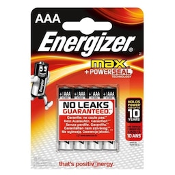 Batterier Energizer Max AAA LR03 (4 pcs)