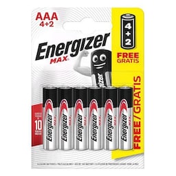 Batterier Max Power Energizer LR03 AAA (6 uds)