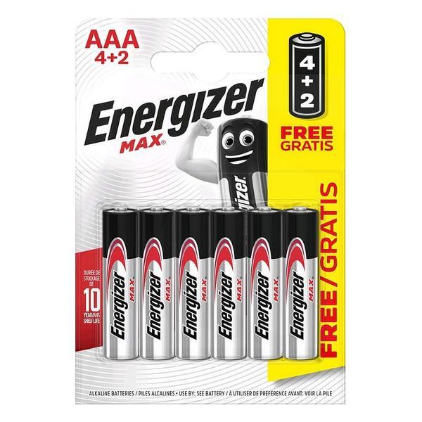 Batterier Max Power Energizer LR03 AAA (6 uds) | Elgiganten