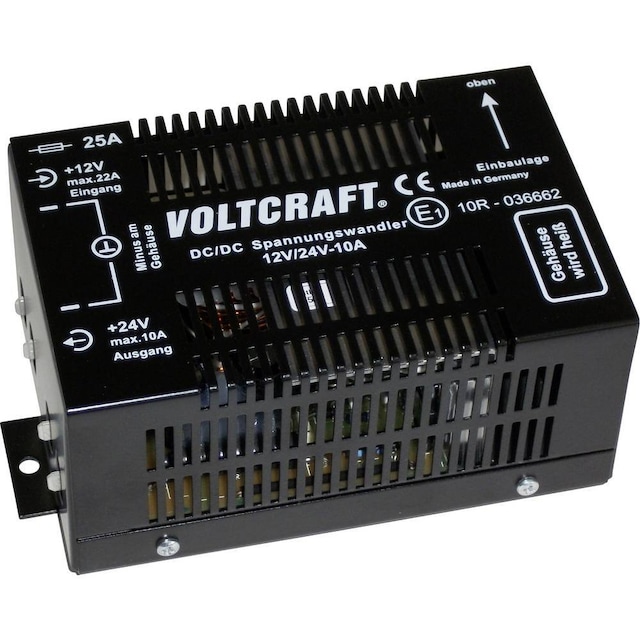 DC/DC-bilomformer VOLTCRAFT 12/10 N/A/10 A