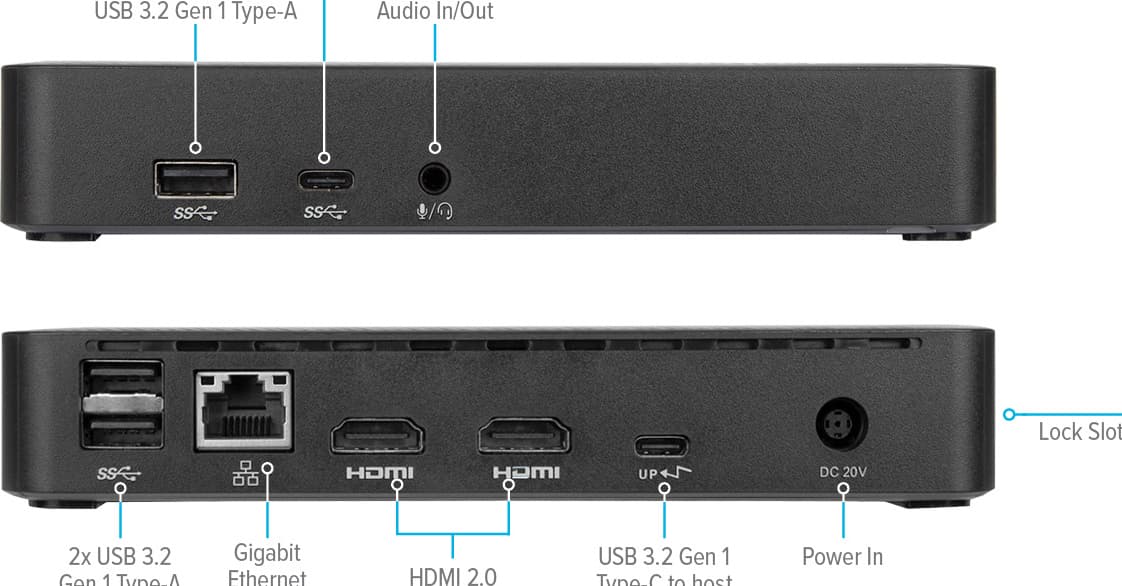 Targus DOCK310 DV4K universel dockingstation