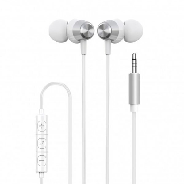XQISIT Høretelefoner In-Ear Headset 3.5mm Hvid | Elgiganten