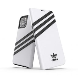 Adidas iPhone 12/iPhone 12 Pro Etui Booklet Case Hvid