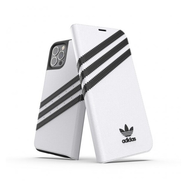 Adidas iPhone 12/iPhone 12 Pro Etui Booklet Case Hvid