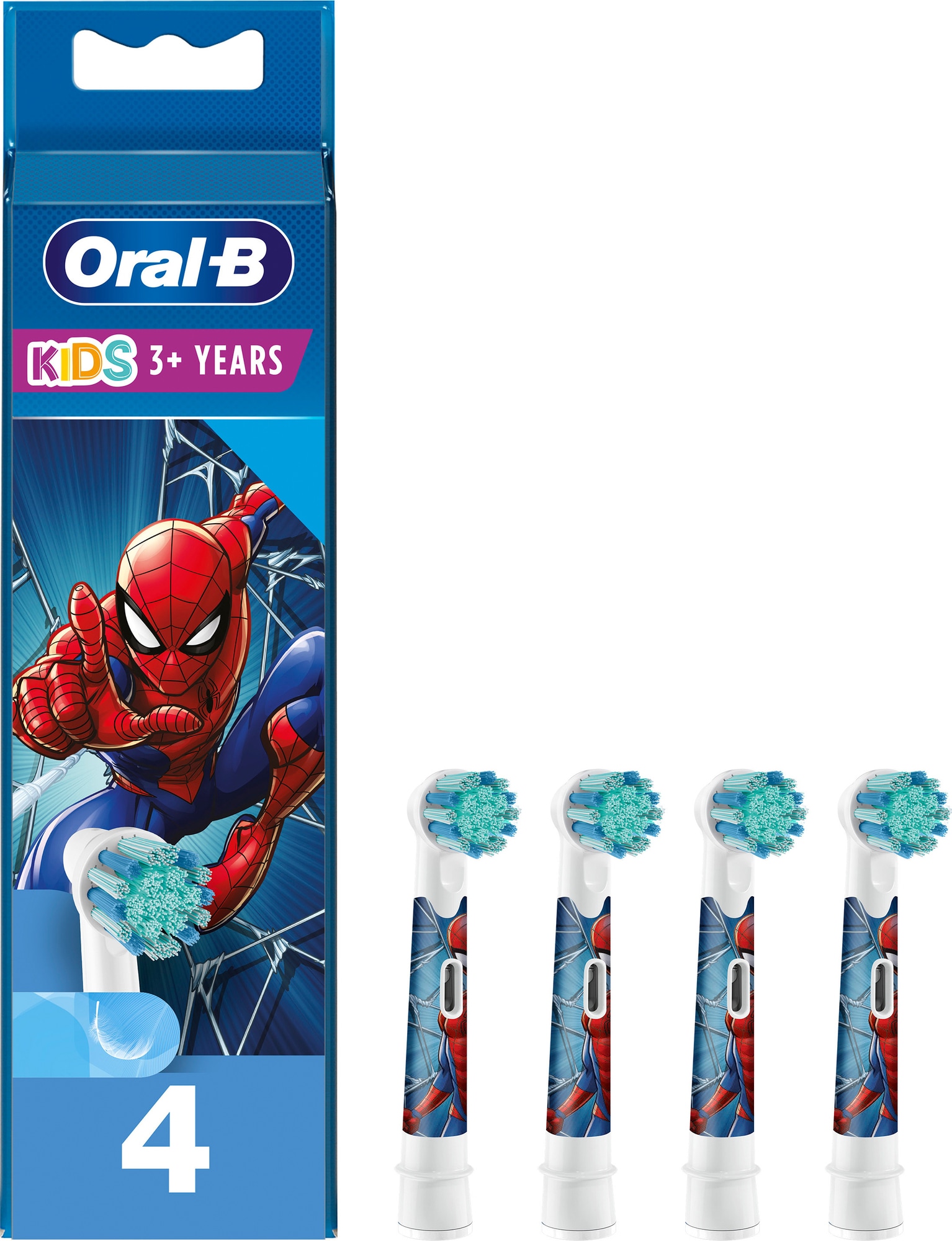 Oral B Kids Spiderman tandbørstehoveder 388470 | Elgiganten