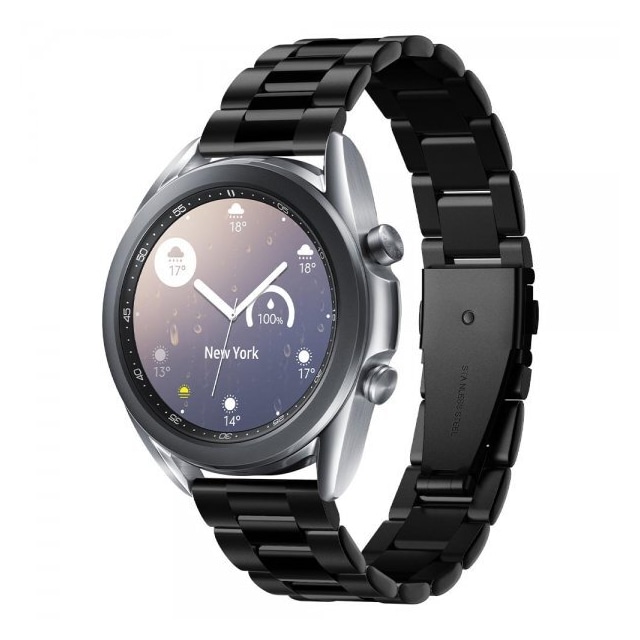 Spigen Samsung Galaxy Watch Armbånd 20mm Modern Fit Sort