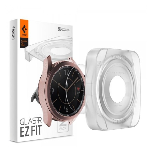 Spigen Samsung Galaxy Watch3 41mm Skærmbeskytter GLAS.tR Slim EZ Fit 2-pack