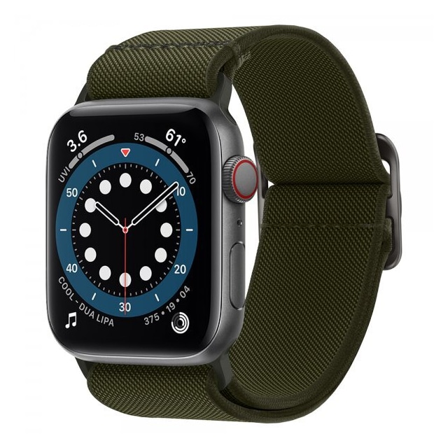 Spigen Apple Watch 42/44/45mm Armbånd Lite Fit Khaki