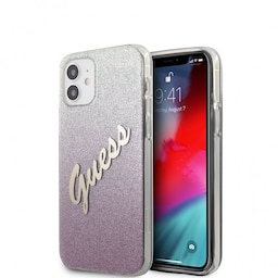 Guess iPhone 12 Mini Cover Vintage Gradient Lyserød