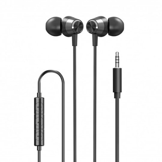 XQISIT Høretelefoner In-Ear Headset 3.5mm Sort | Elgiganten