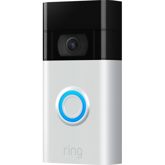 Ring Video Doorbell Gen2 Smart ringklokke (satin nickel)
